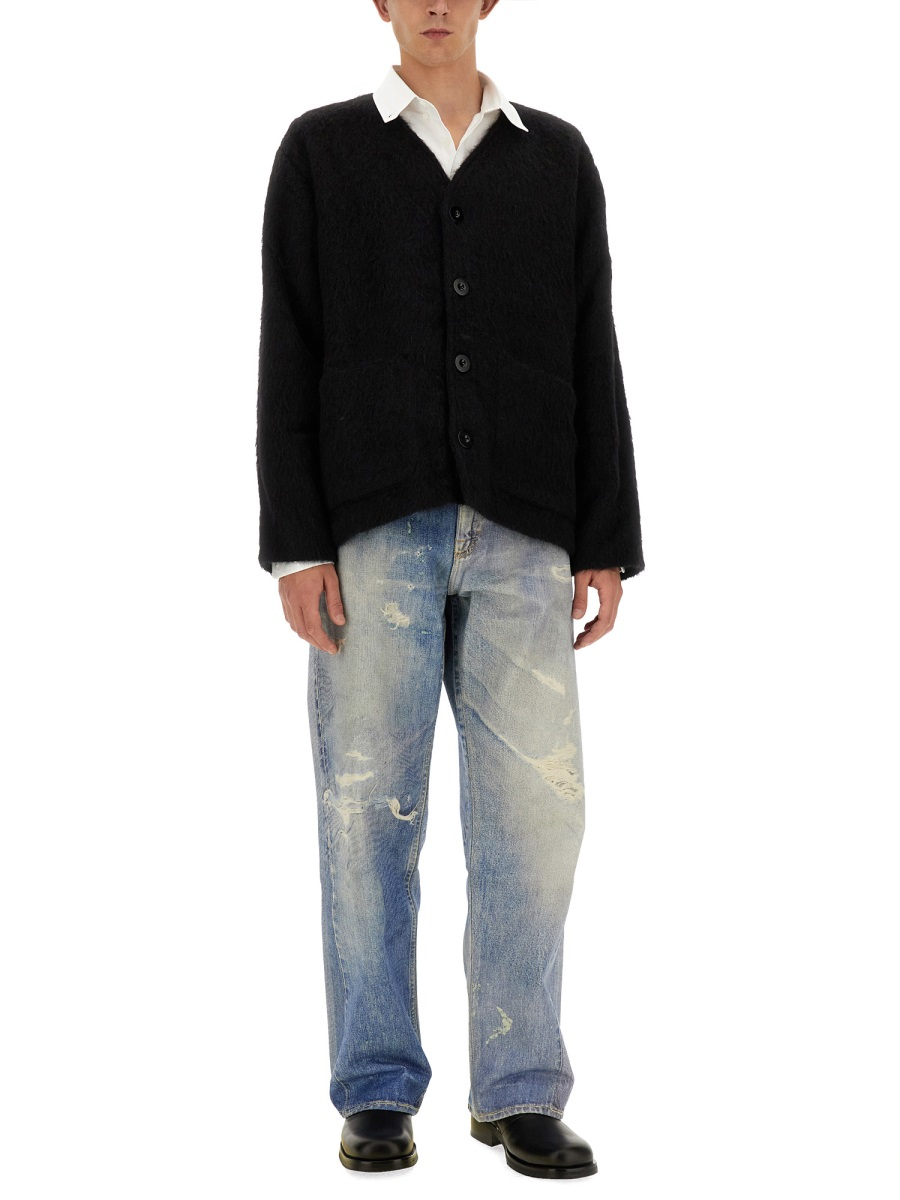 [Our Legacy] Cardigan FW26 M4206CBM_BLACKMOHAIR