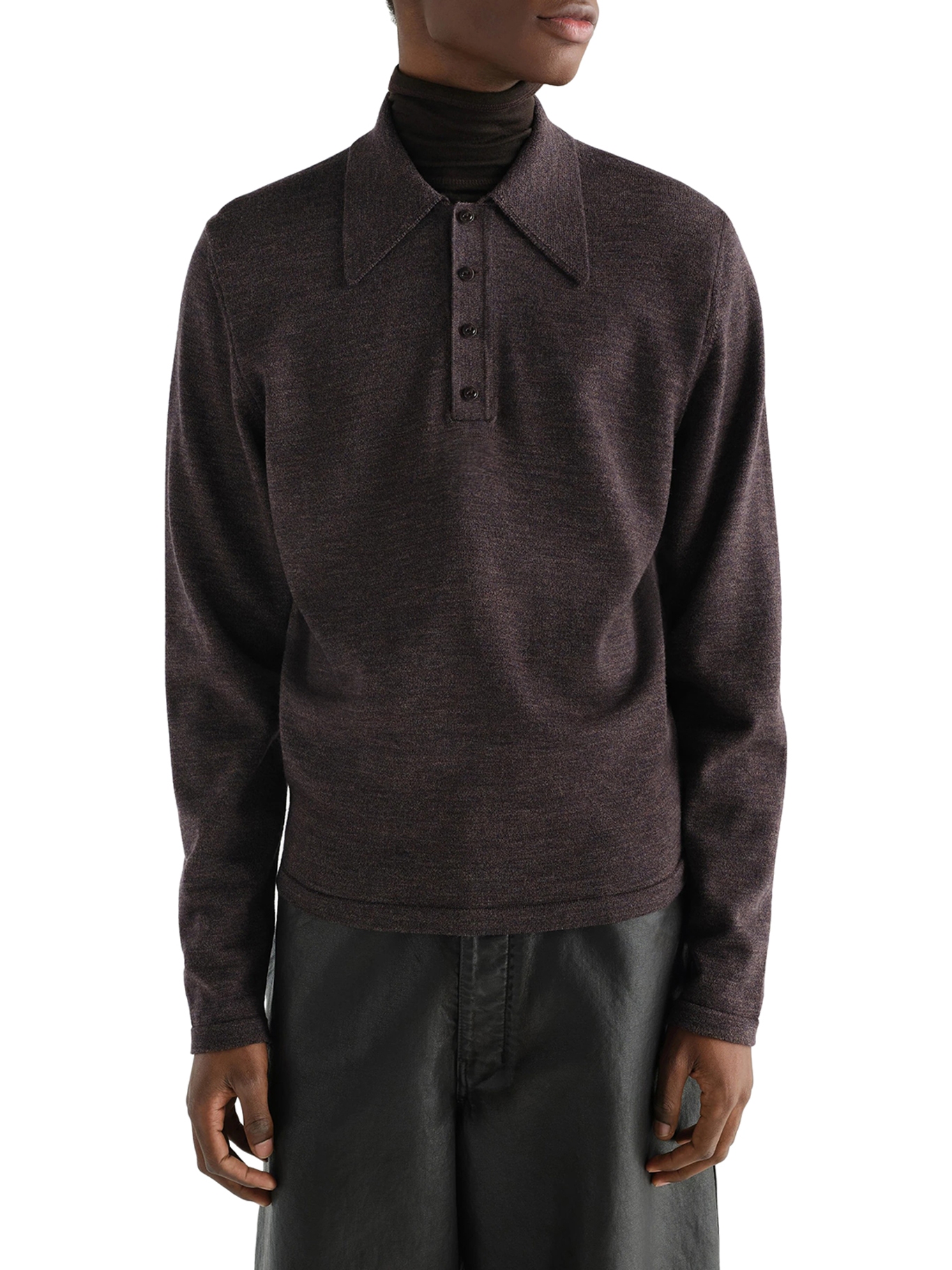 [LEMAIRE] Knitwear FW26 TS0031LK1072BR528 ECORCE