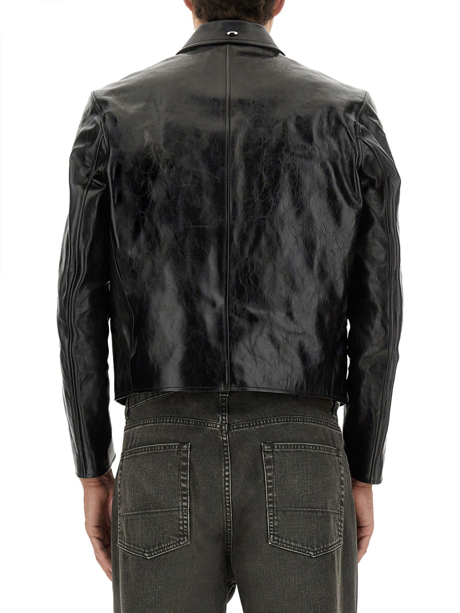 [Our Legacy] Jacket FW26 M4239MTD_TOPDYEDBLACKLEATHER