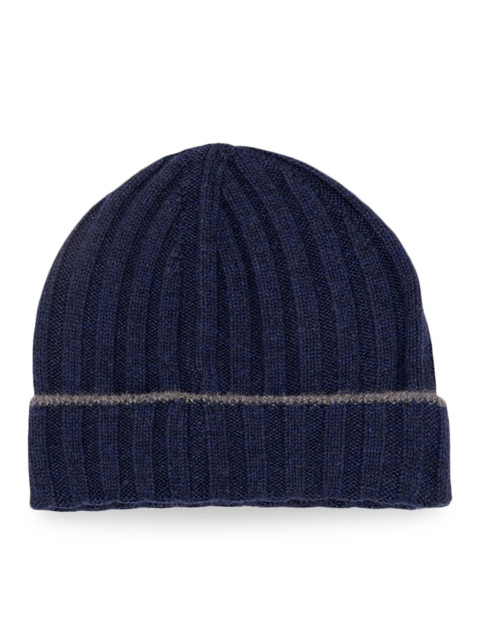 [Brunello Cucinelli] Beanie FW26 M2240900CDJ59 NAVY