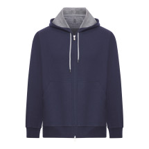 [Brunello Cucinelli] Zip Up FW26 MM8319069GC1265 COBALTO
