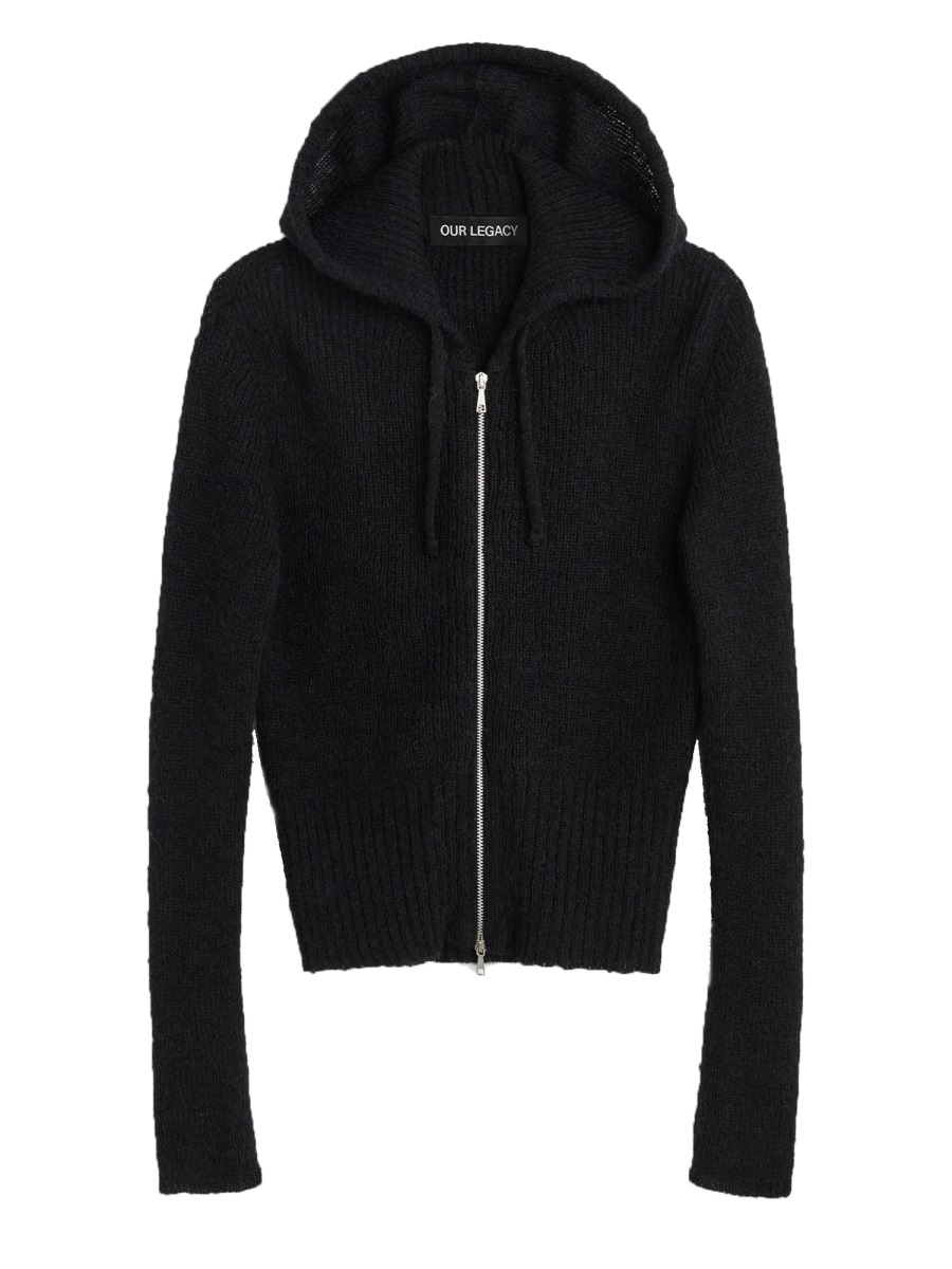 [Our Legacy] Cardigan FW26 W4243CB_BLACKFUZZYALPACA
