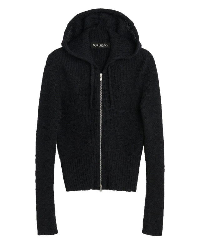 [Our Legacy] Cardigan FW26 W4243CB_BLACKFUZZYALPACA