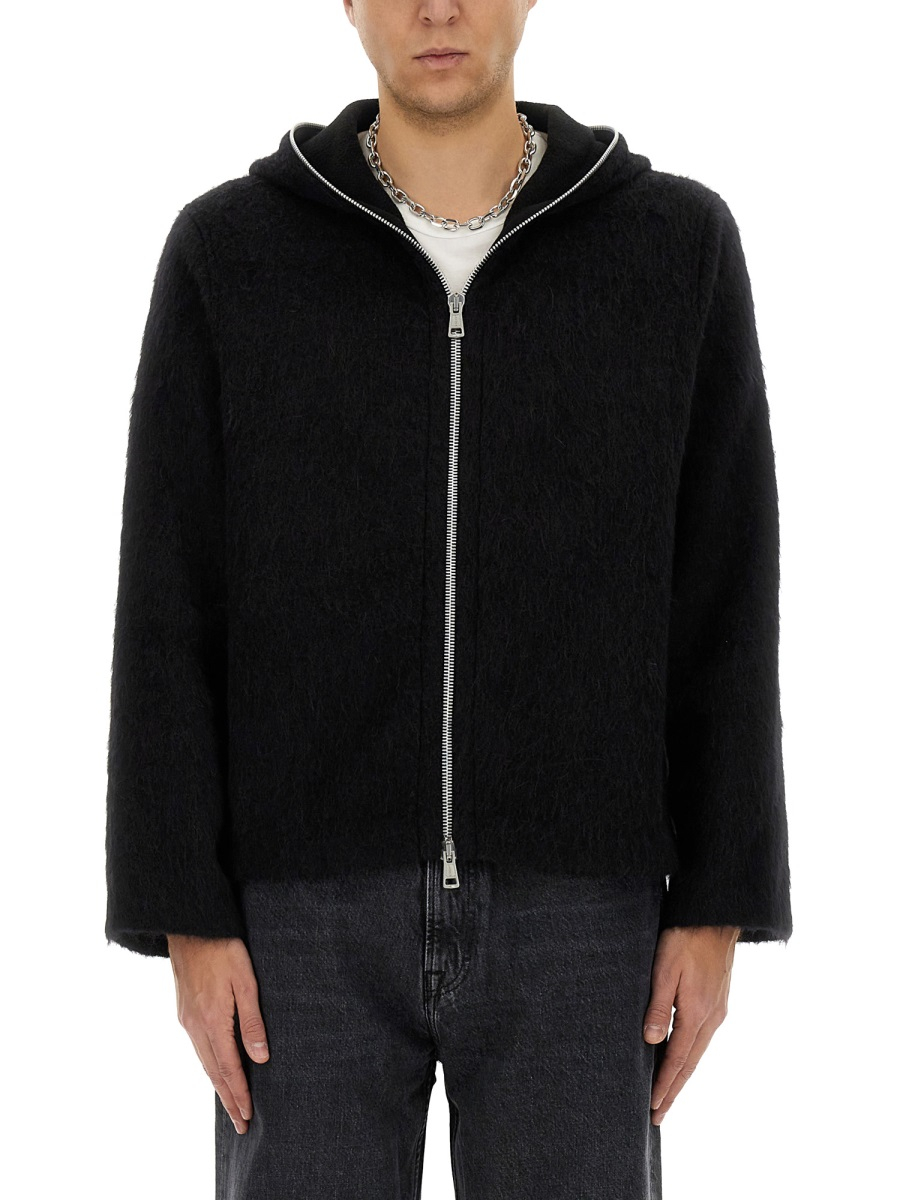 [Our Legacy] Cardigan FW26 M4243FBH_BLACKHAIRYWOOL