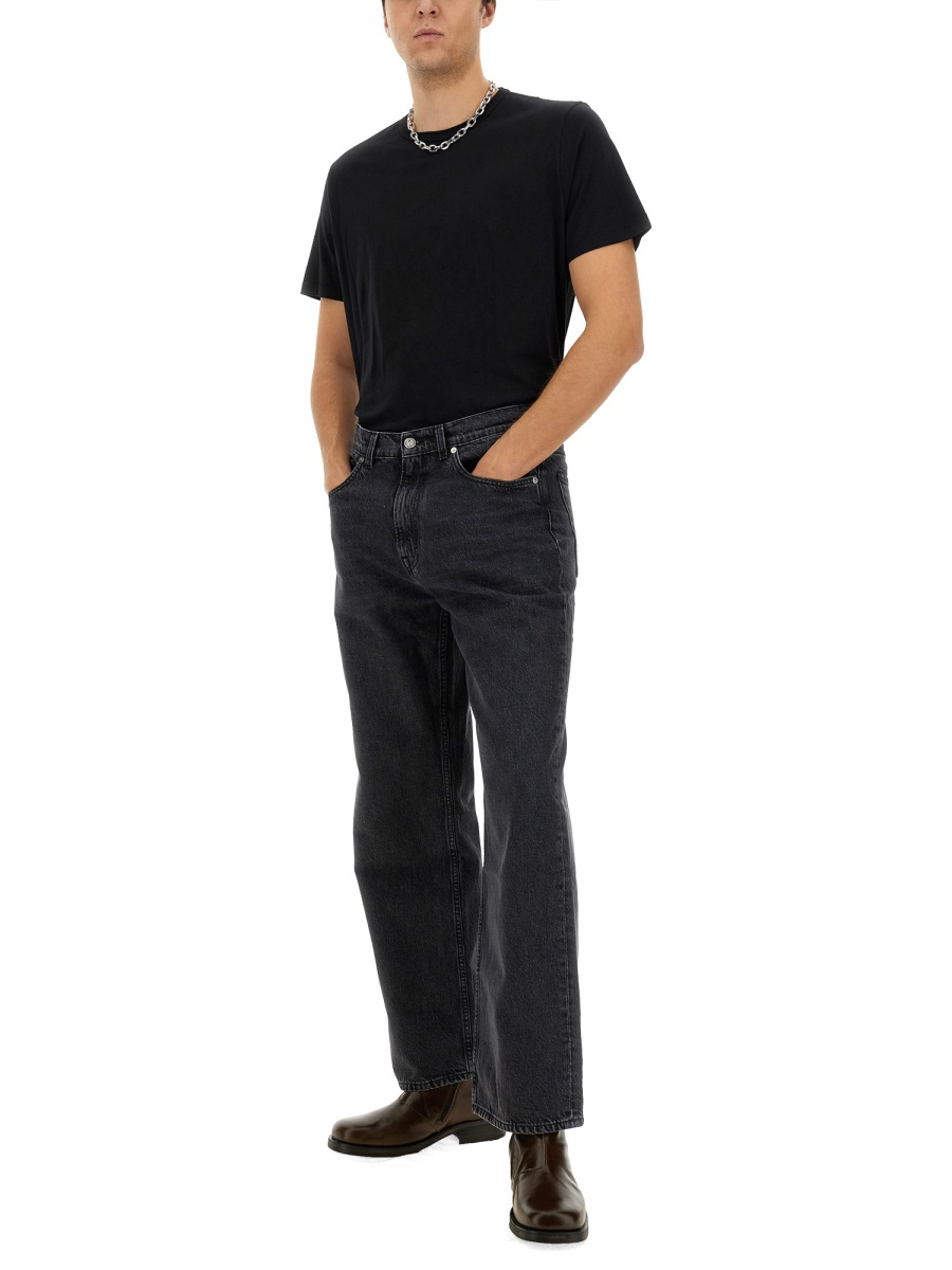 [Our Legacy] T-shirts Short Sleeve FW26 M2206NBL_BLACKCLEANJERSEY