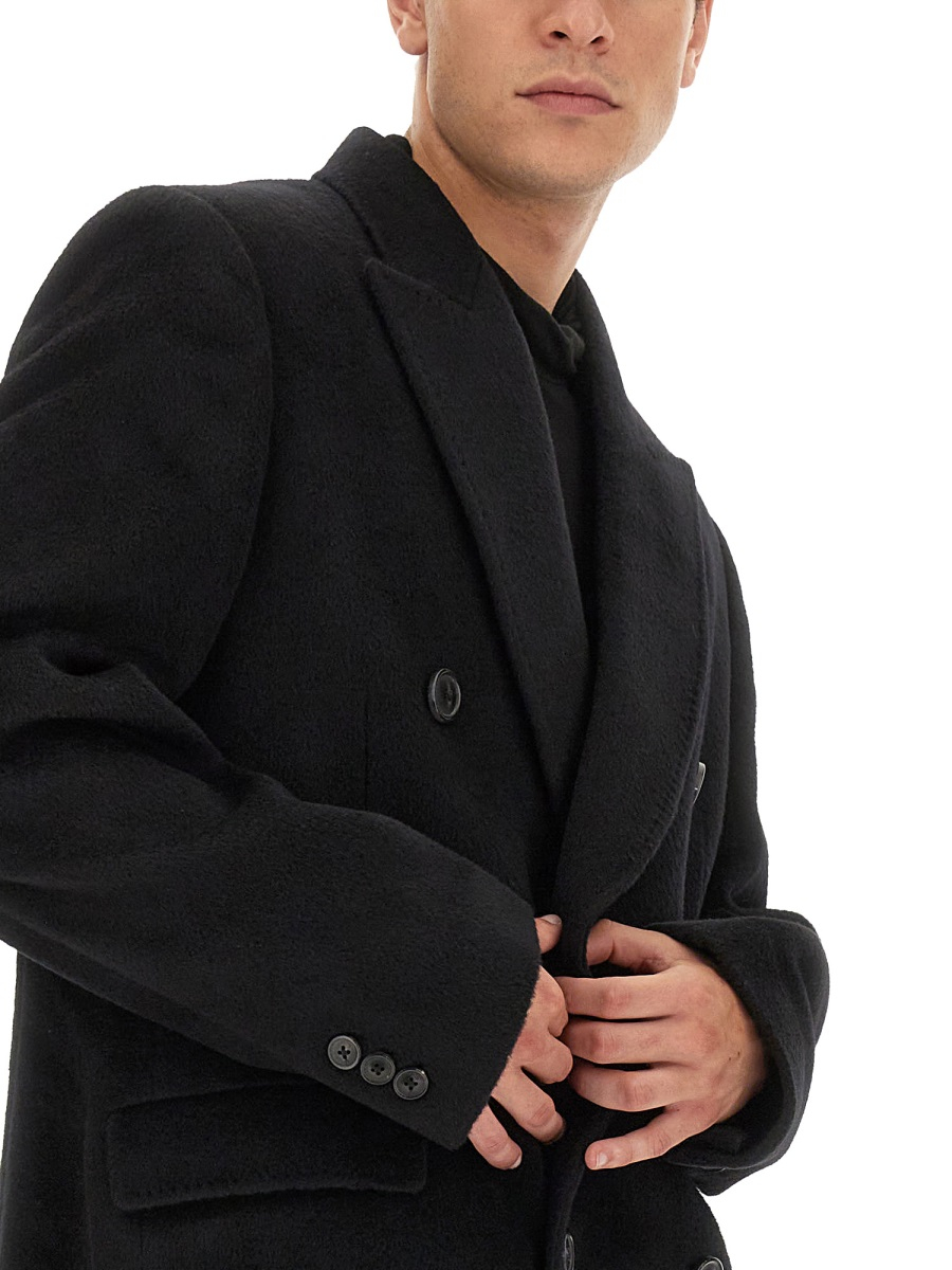 [Our Legacy] Coat FW26 M4201WB_BLACKHAIRYWOOL