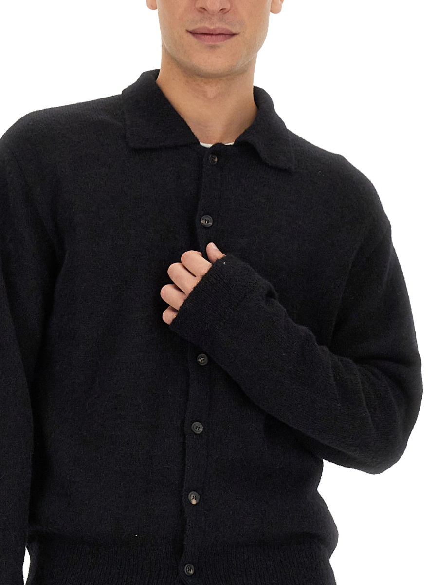 [Our Legacy] Cardigan FW26 M4213ECFSE_BLACKFUZZYALPACA
