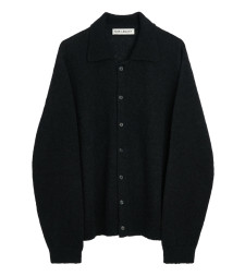 [Our Legacy] Cardigan FW26 M4213ECFSE_BLACKFUZZYALPACA