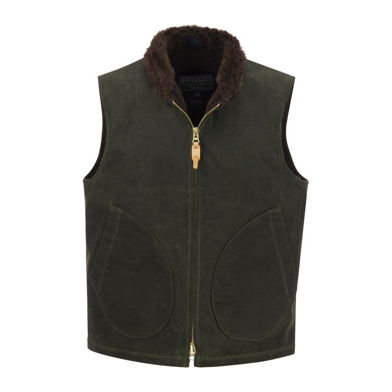 [Manifattura Ceccarelli] Vest FW26 7916-WX D/GREEN