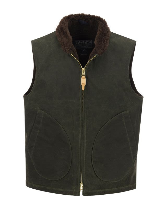 [Manifattura Ceccarelli] Vest FW26 7916-WX D/GREEN