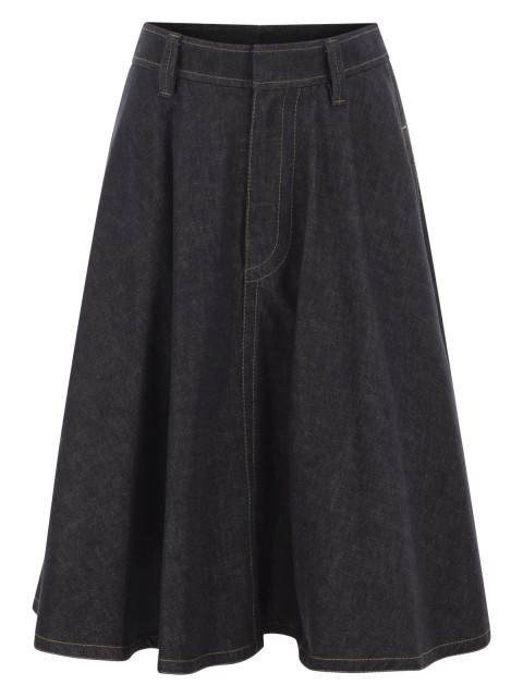 [Brunello Cucinelli] Long skirt FW26 ML134G4087 C001