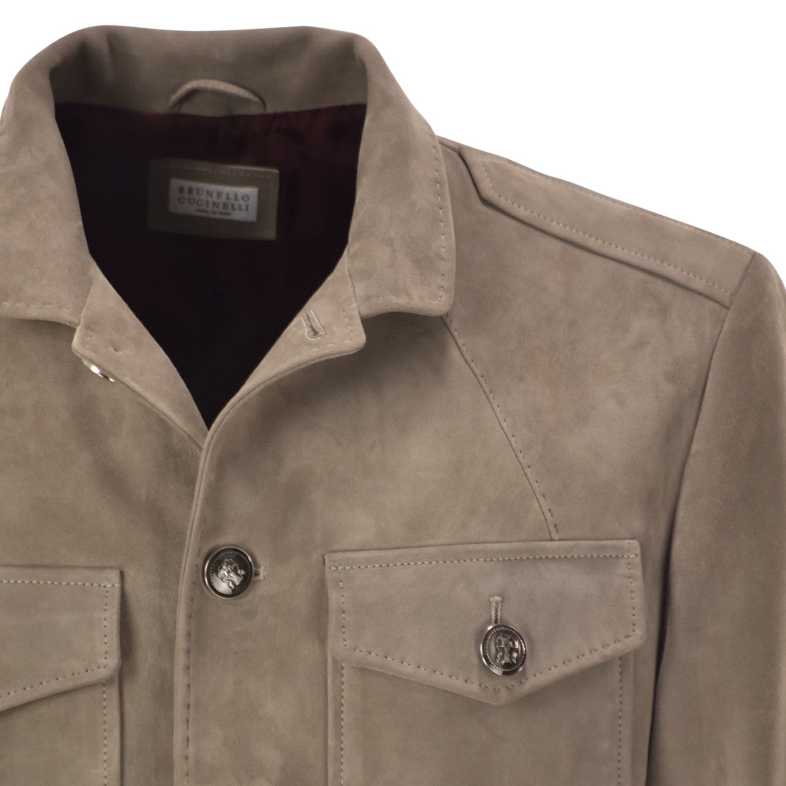 [Brunello Cucinelli] Leather Jacket FW26 MPCSD2099 C9865