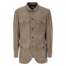 [Brunello Cucinelli] Leather Jacket FW26 MPCSD2099 C9865