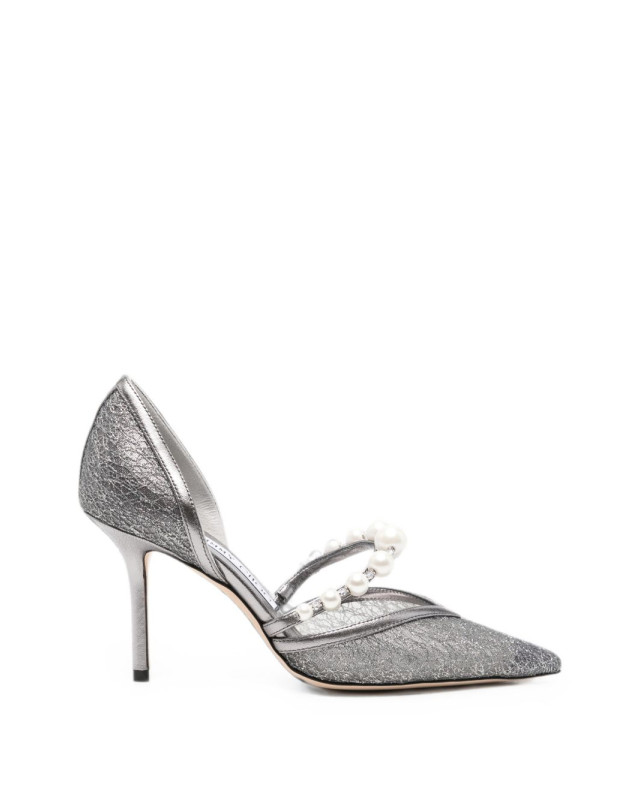 [Jimmy Choo] Pumps FW26 AURELIE85QKGANTHRACITE/WHITE