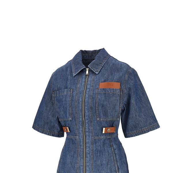 [Fendi] Short sleeve dress FW26 FLD576AW8HF0QB0-F0QB0