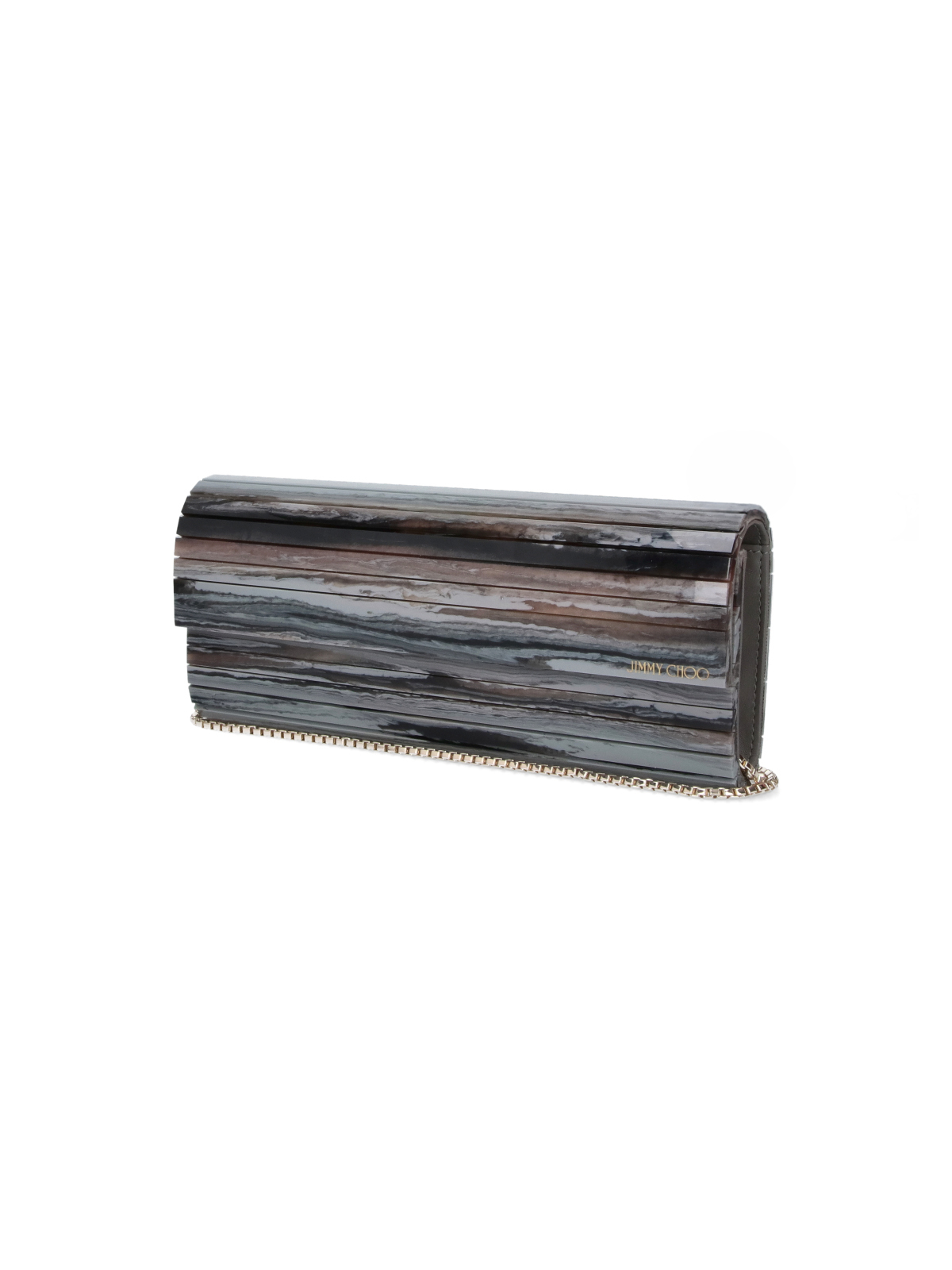 [Jimmy Choo] Clutch bag FW26 SWEETIE TIEGREY MIX