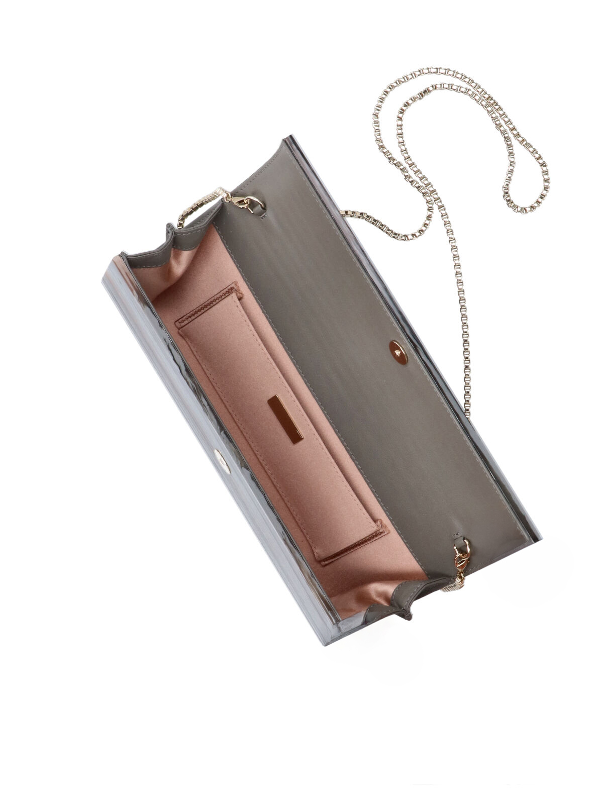 [Jimmy Choo] Clutch bag FW26 SWEETIE TIEGREY MIX