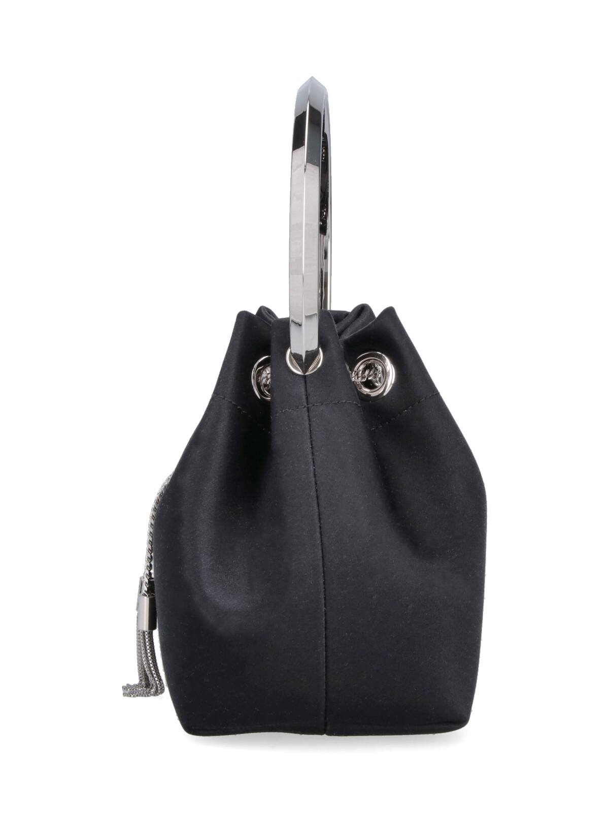 [Jimmy Choo] Shoulder bag FW26 BON BON FUQBLACK SILVER