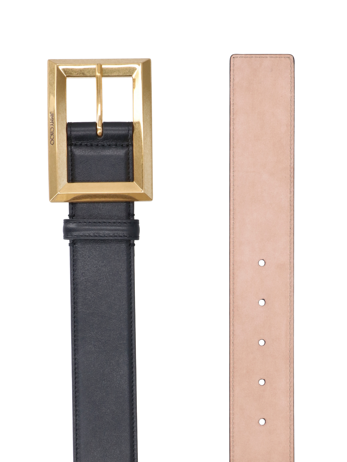 [Jimmy Choo] Belt FW26 ARLIE PKRBLACK GOLD
