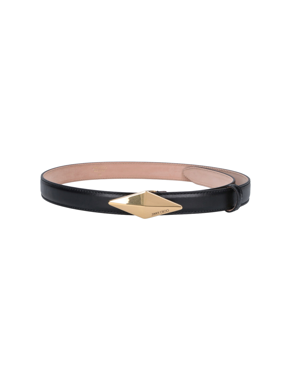 [Jimmy Choo] Belt FW26 DIAMOND CLASP BELT TBNBLACK GOLD