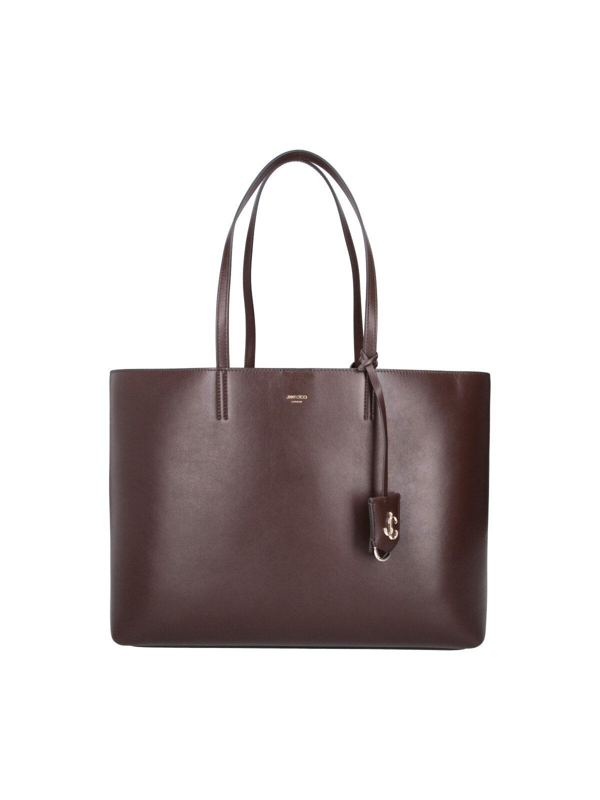 [Jimmy Choo] Tote bag FW26 NINE2FIVE E W PKRCHOCOLATE LIGHT GOLD