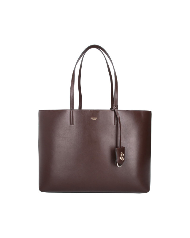 [Jimmy Choo] Tote bag FW26 NINE2FIVE E W PKRCHOCOLATE LIGHT GOLD
