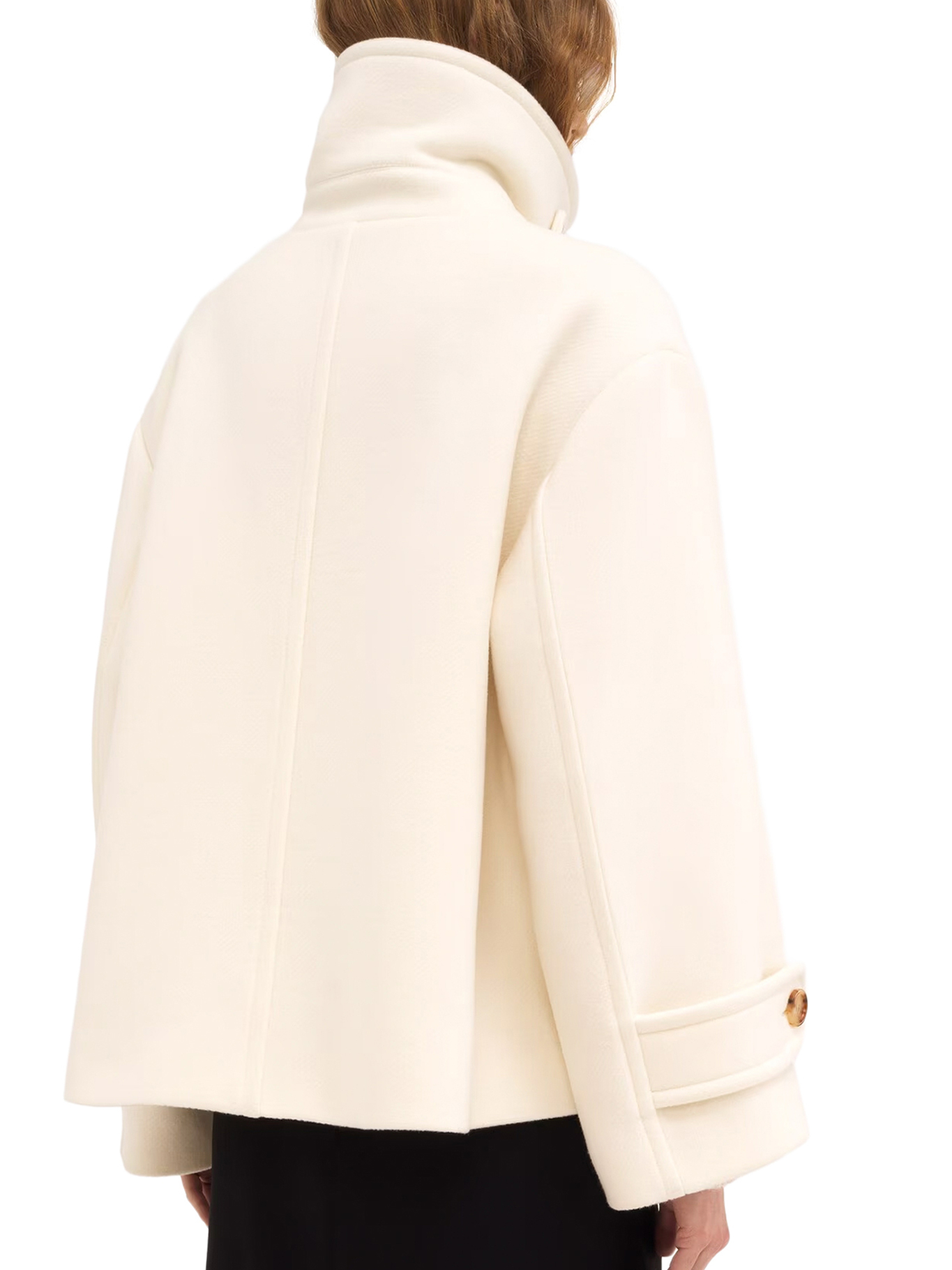 [Chloe] Coat FW26 CH25AMA96952112 EDEN WHITE
