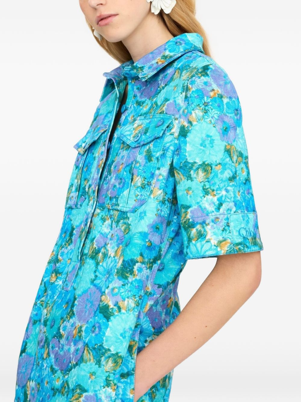 [Chloe] Short sleeve dress FW26 CH26URO693074ZA