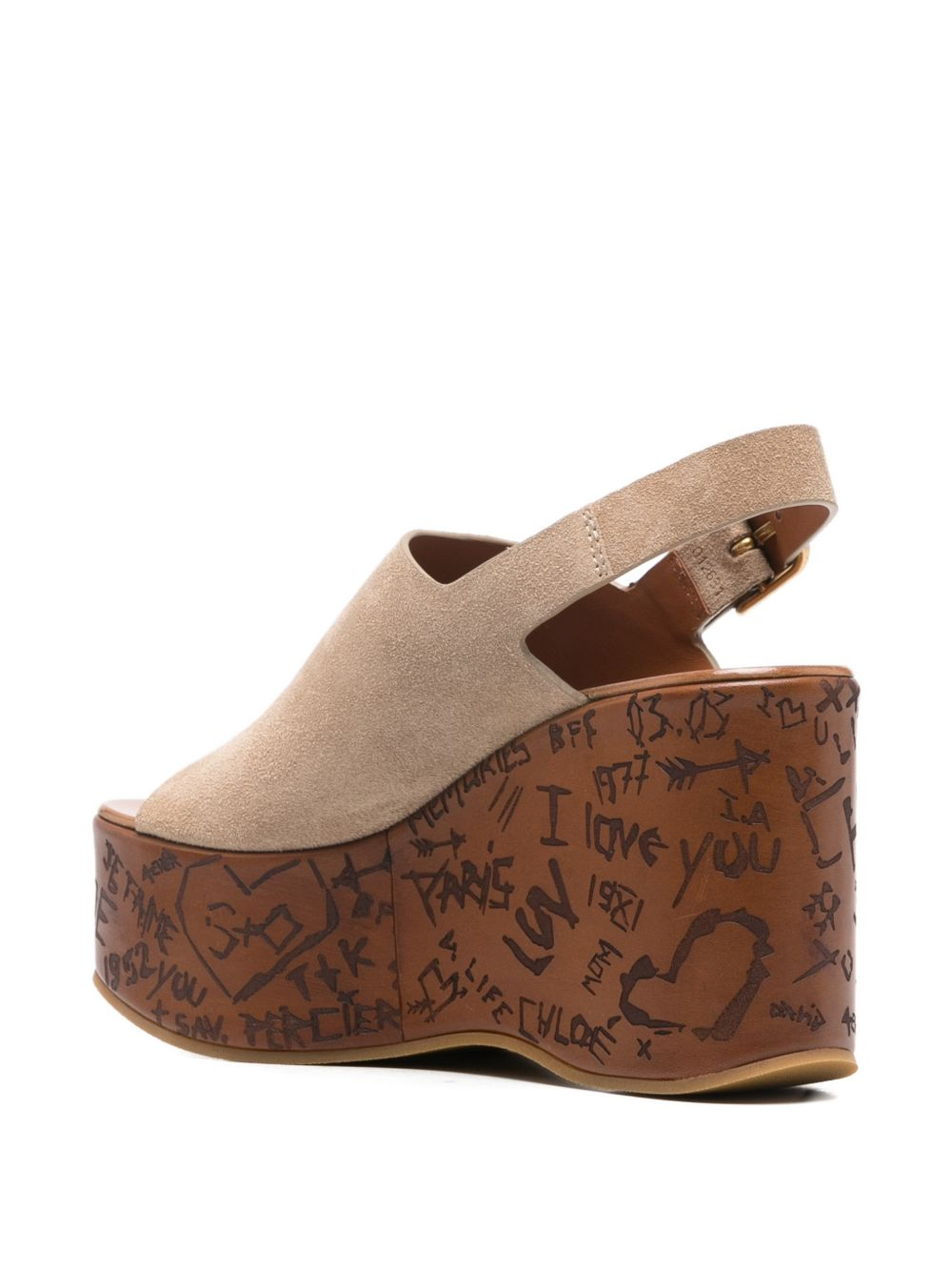 [Chloe] Sandals FW26 CH25A10GRY751