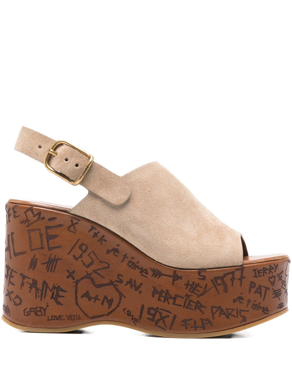 [Chloe] Sandals FW26 CH25A10GRY751
