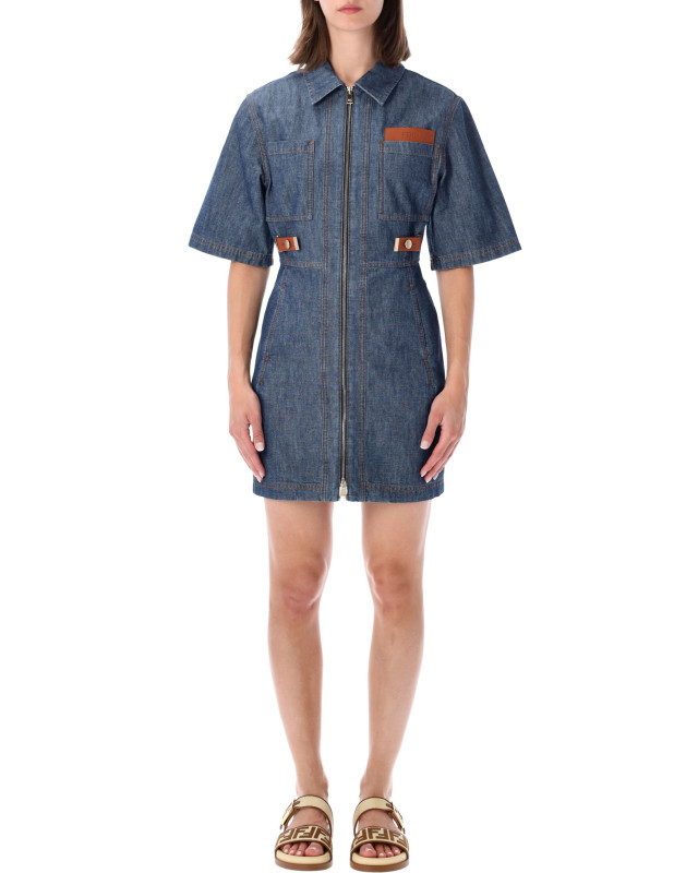 [Fendi] Short sleeve dress FW26 FLD576AW8HF0QB0