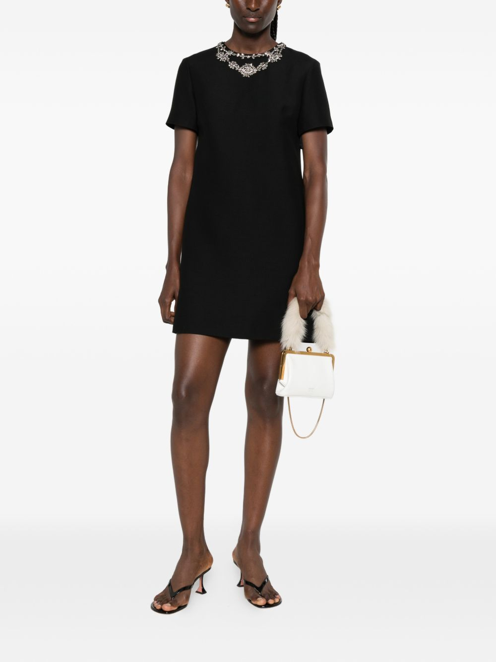 [Valentino] Short sleeve dress FW26 BVAKK51CFNUD