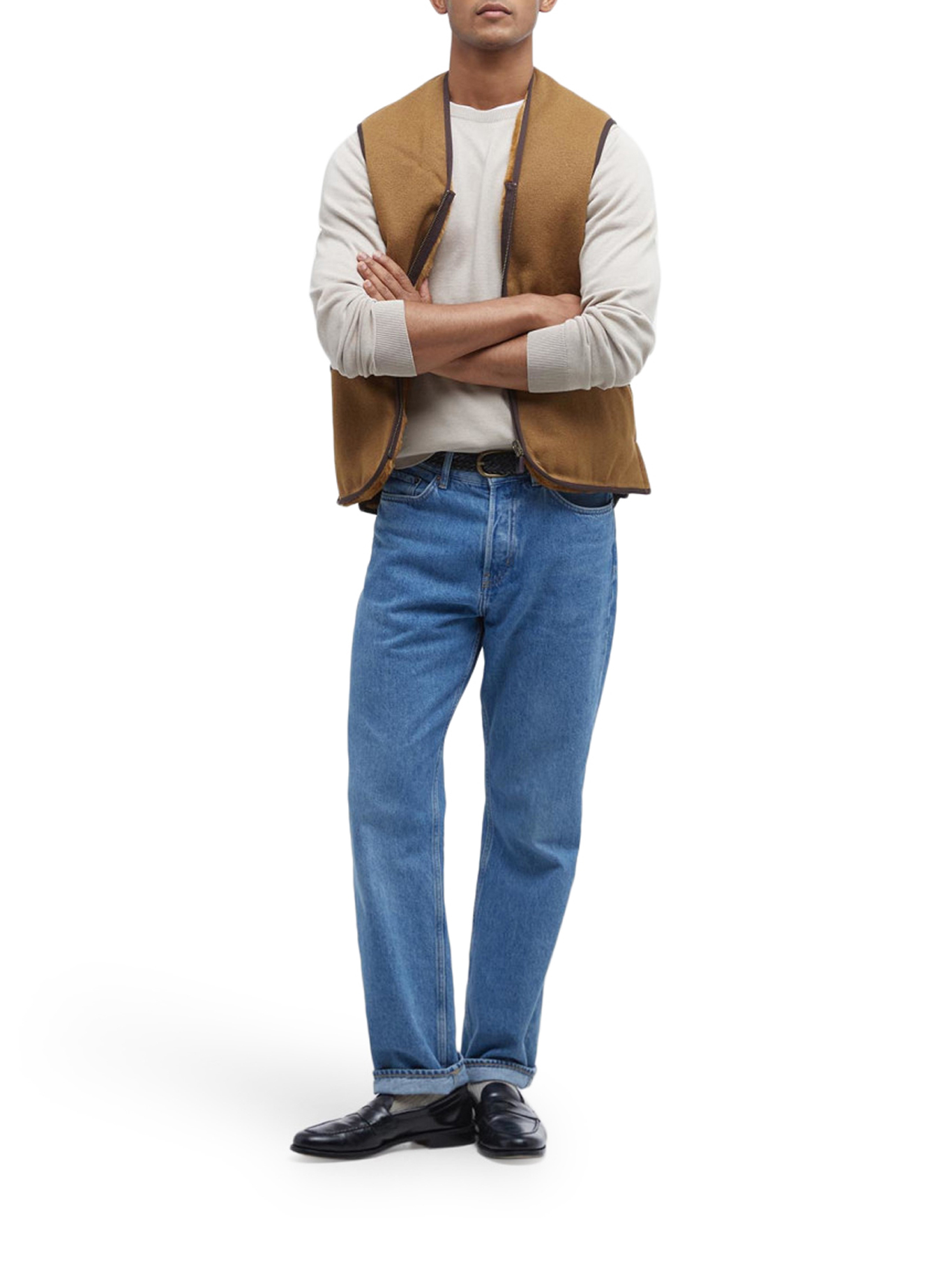 [Barbour] Vest FW26 MLI0004MLI1BR31 BROWN