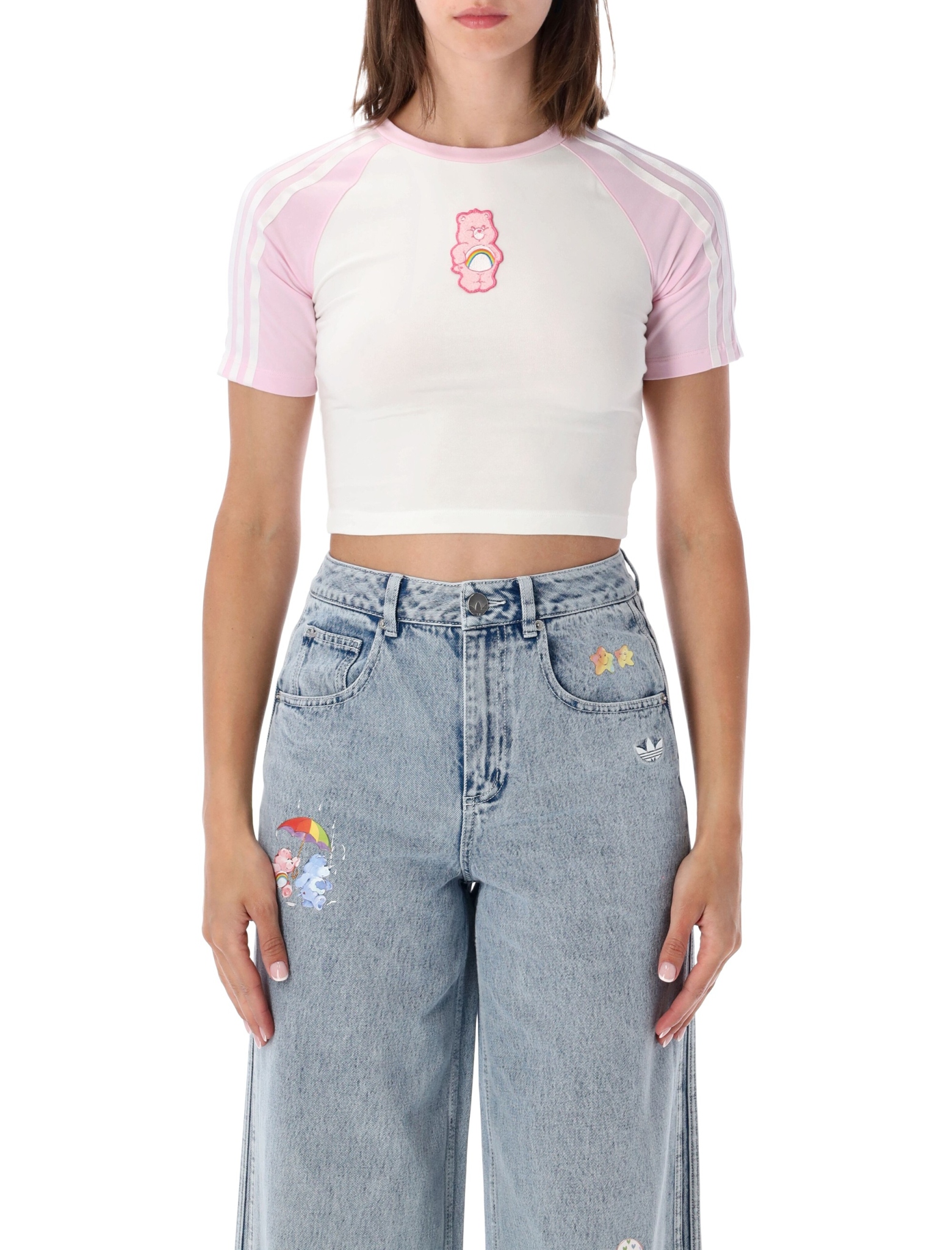 [ADIDAS ORIGINALS] T-shirts Short Sleeve FW26 KR9628WHITE/CLPI