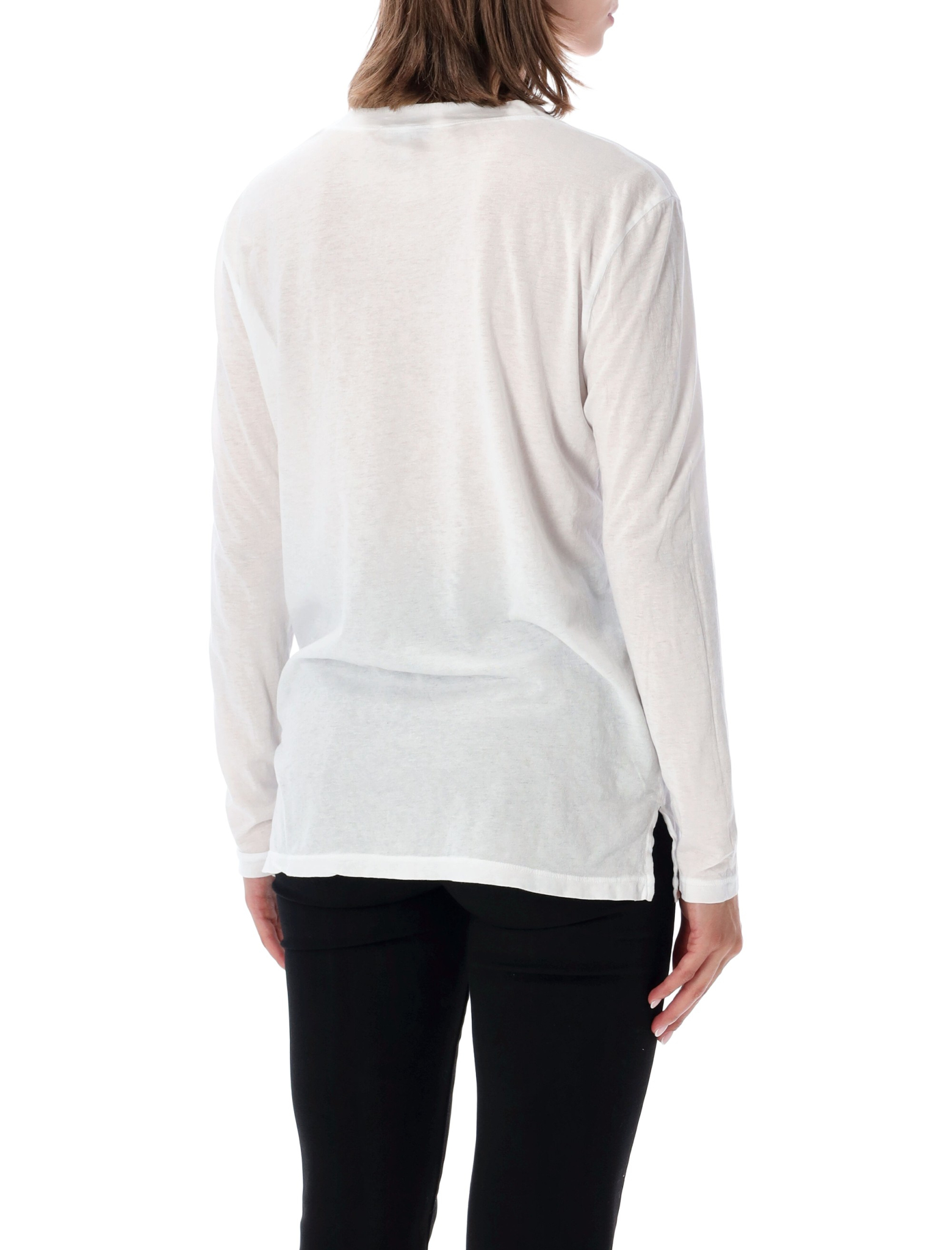 [JAMES PERSE] T-shirts Long Sleeve FW26 WKJ3637WHT