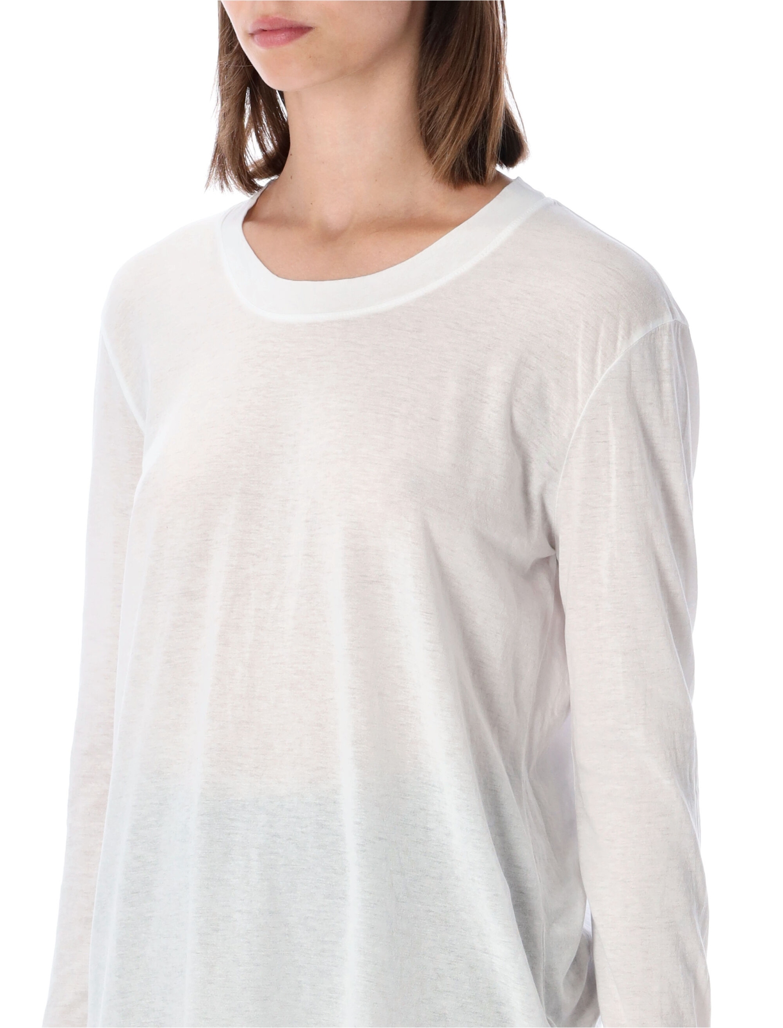 [JAMES PERSE] T-shirts Long Sleeve FW26 WKJ3637WHT