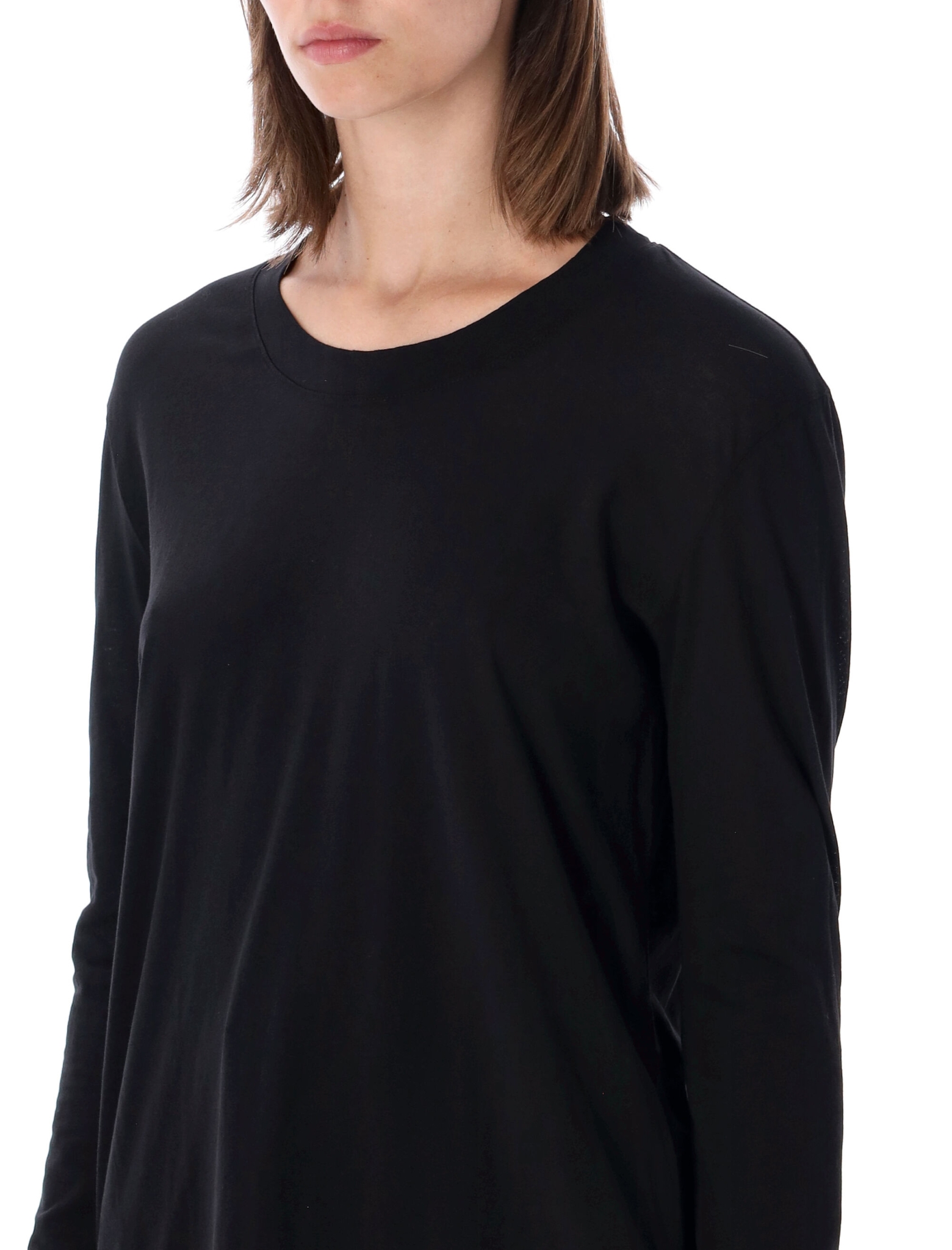 [JAMES PERSE] T-shirts Long Sleeve FW26 WKJ3637BLK
