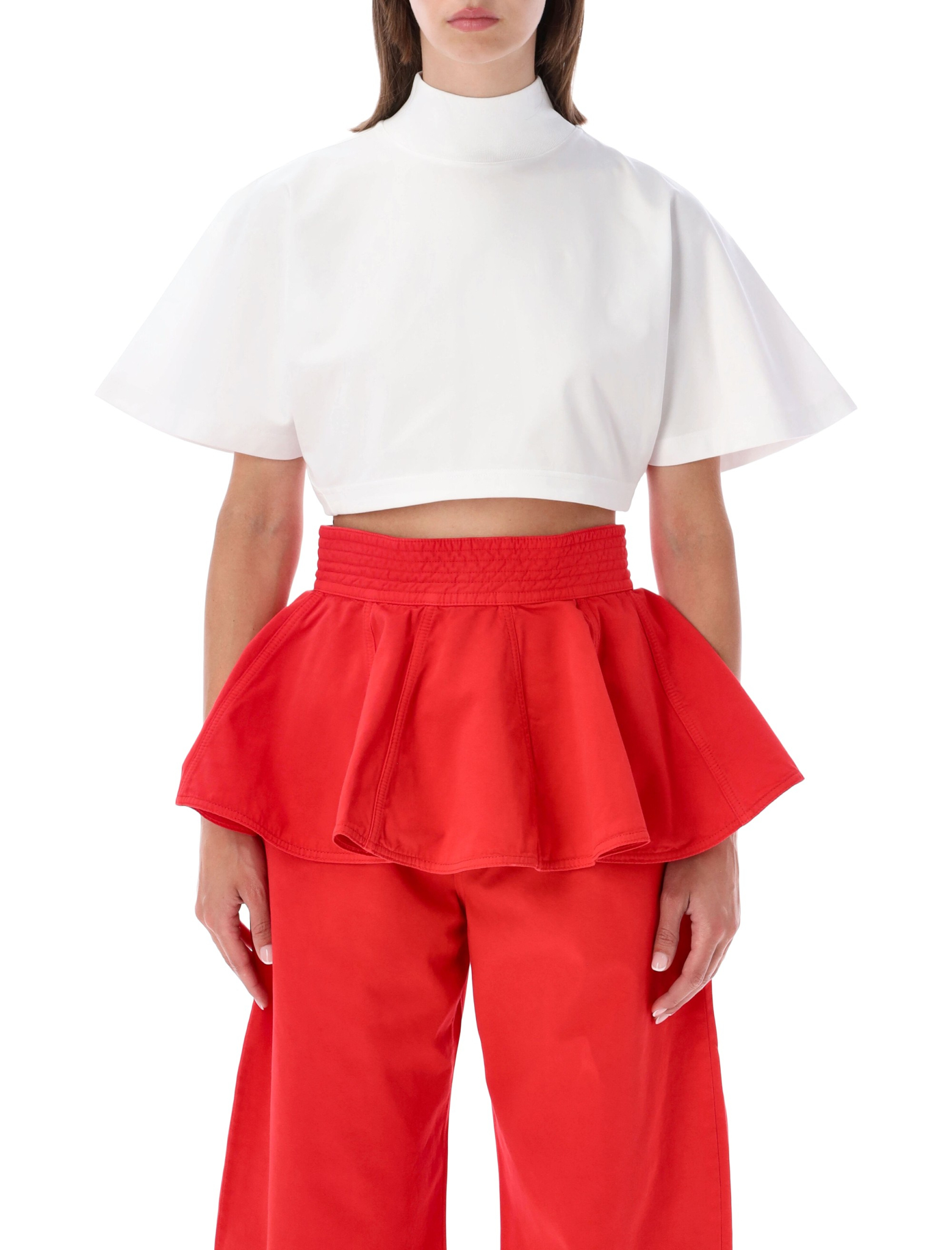 [Alaia] T-shirts Short Sleeve FW26 AA9H0455J103D000