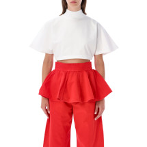 [Alaia] T-shirts Short Sleeve FW26 AA9H0455J103D000