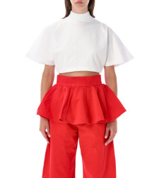 [Alaia] T-shirts Short Sleeve FW26 AA9H0455J103D000