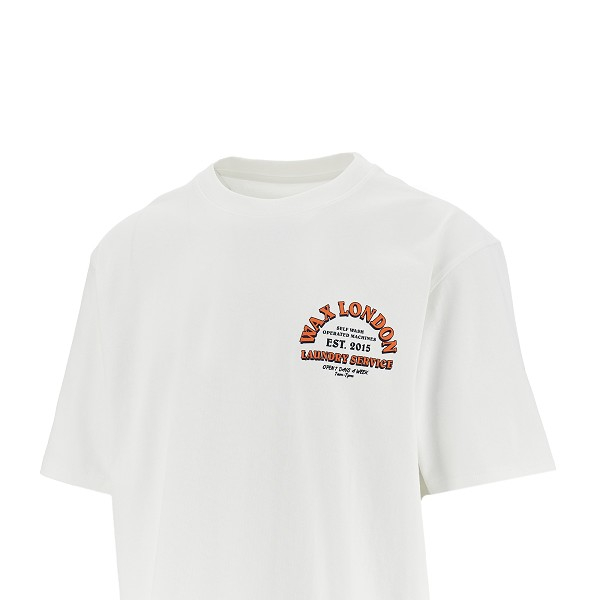 [Wax London] T-shirts Short Sleeve SS26 MILTONSSTEE.OFFWHITE-OFFWHITE