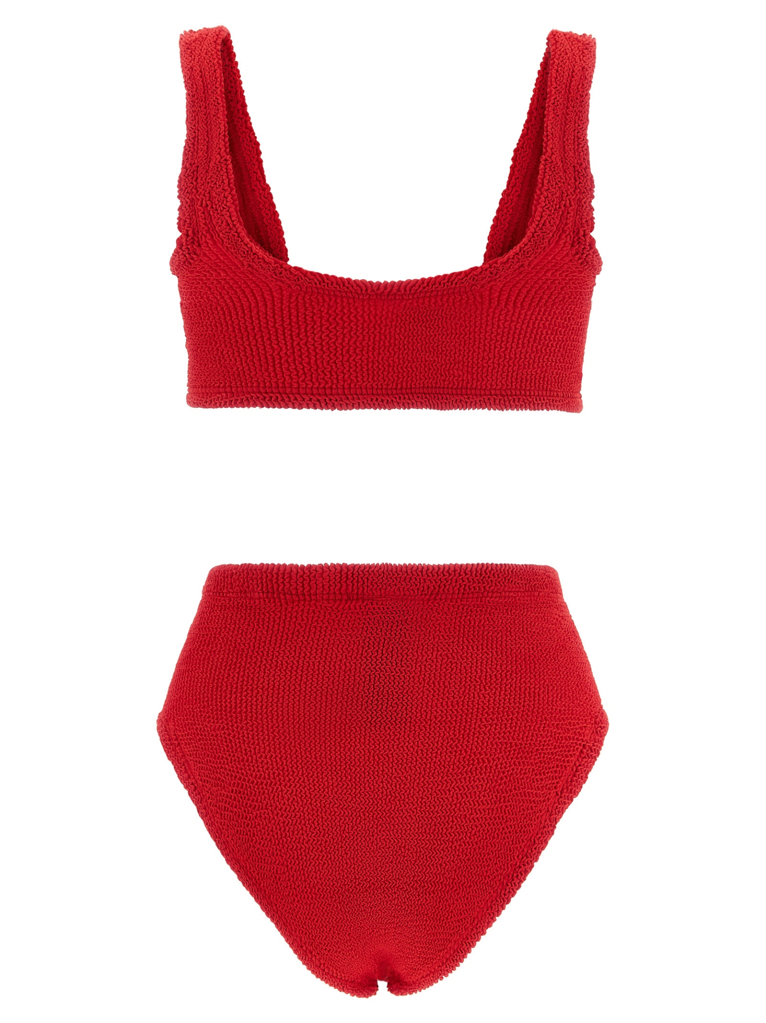 [Hunza G] Bikini FW26 NADINEGOLDHOOPBIKINIRED