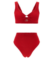 [Hunza G] Bikini FW26 NADINEGOLDHOOPBIKINIRED