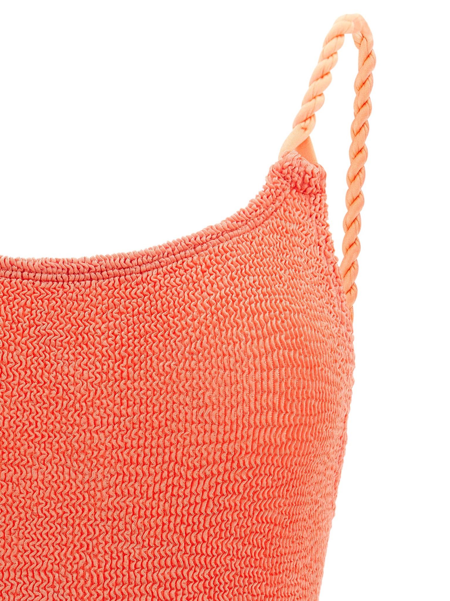 [Hunza G] Swimsuit FW26 CAMILLESWIMMETALLICCORAL