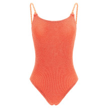 [Hunza G] Swimsuit FW26 CAMILLESWIMMETALLICCORAL