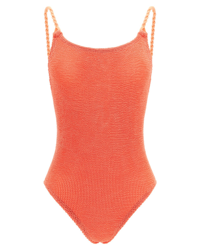 [Hunza G] Swimsuit FW26 CAMILLESWIMMETALLICCORAL