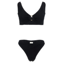 [Hunza G] Bikini FW26 JULIAGOLDHOOPBIKINIBLACK