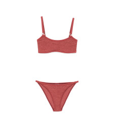 [Hunza G] Bikini FW26 B-IRIS-GD METCRINKLE MEROS
