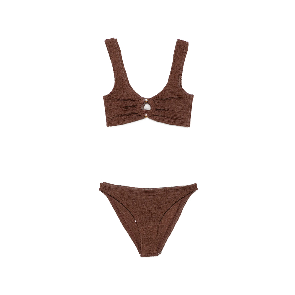[Hunza G] Bikini FW26 B-JULIA-CR METCRINKLE MECHO