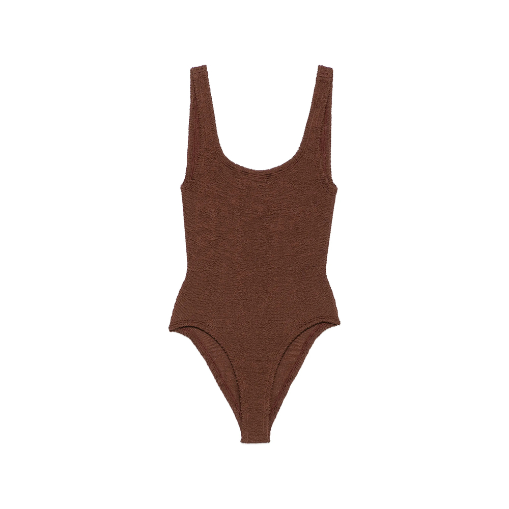 [Hunza G] Swimsuit FW26 S-SQUARE-CR METCRINKLE MECHO